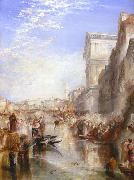 Joseph Mallord William Turner The Grand Canal - Scene - A Street In Venice Germany oil painting artist